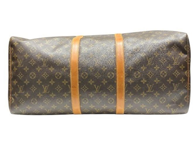 Louis Vuitton Monogram Keepall 55 Handtasche Braun - Ansicht 3