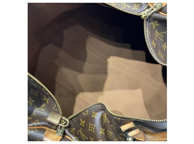 Louis Vuitton Monogram Keepall 55 Handtasche Braun - Ansicht 6