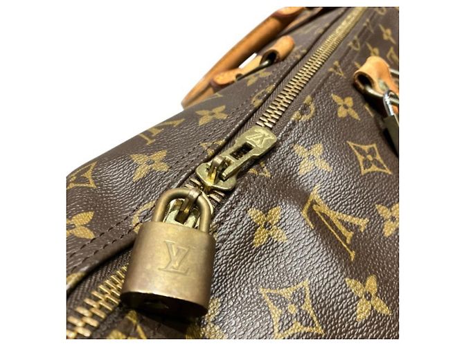 Louis Vuitton Monogram Keepall 55 Handtasche Braun - Ansicht 8