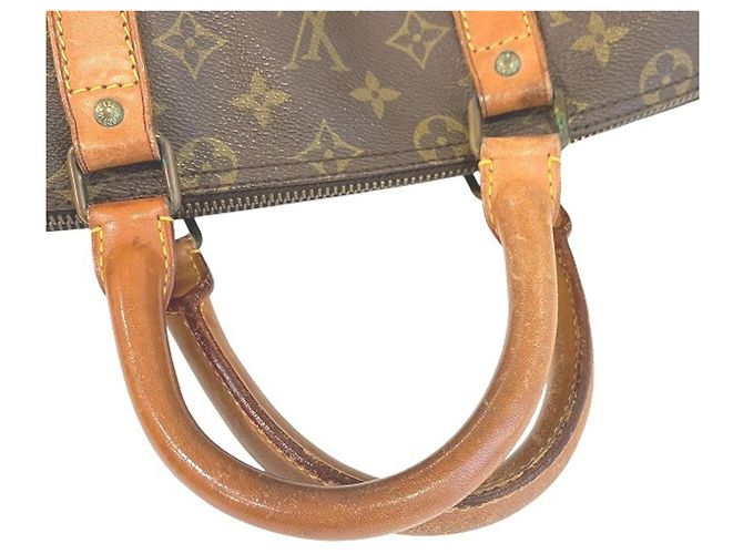 Louis Vuitton Monogram Keepall 55 Handtasche Braun - Ansicht 9