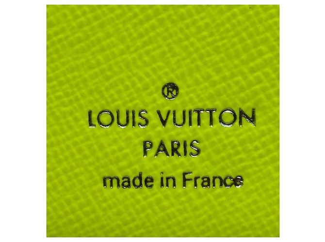 Portafoglio lungo Louis Vuitton Taigarama Portefeuille Brazza NM Giallo - vista 4
