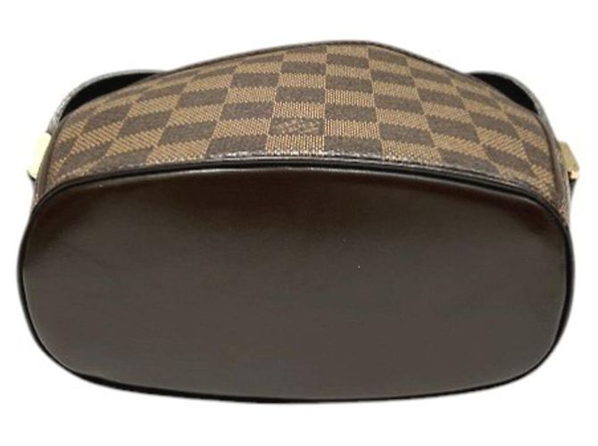 Borsa Louis Vuitton Damier Ipanema PM Marrone - vista 3