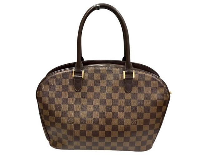 Borsa Louis Vuitton Damier Salia Horizontal Marrone - vista 2