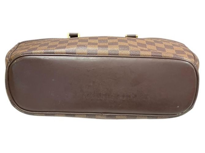 Borsa Louis Vuitton Damier Salia Horizontal Marrone - vista 3