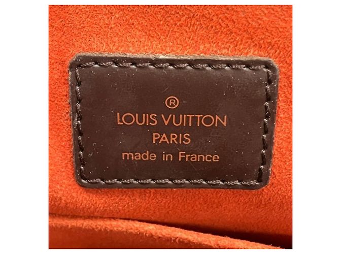 Borsa Louis Vuitton Damier Salia Horizontal Marrone - vista 4