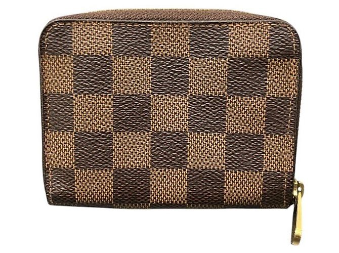 Monedero Zippy Damier Louis Vuitton Castaño - vista 2