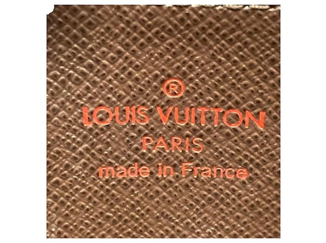 Monedero Zippy Damier Louis Vuitton Castaño - vista 4