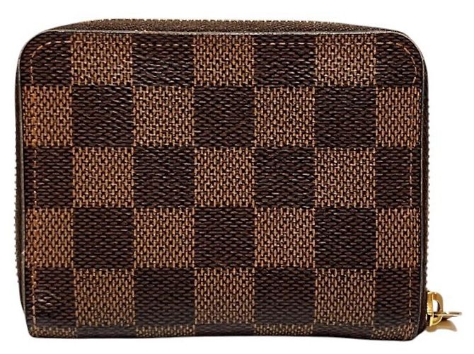 Monedero Zippy Damier Louis Vuitton Castaño - vista 2