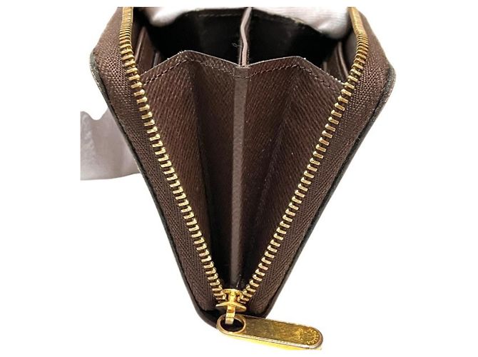 Monedero Zippy Damier Louis Vuitton Castaño - vista 6