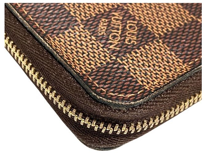 Monedero Zippy Damier Louis Vuitton Castaño - vista 8