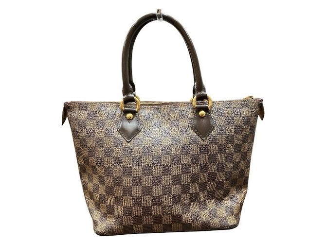 Borsa Tote Louis Vuitton Damier Salea PM Marrone - vista 2