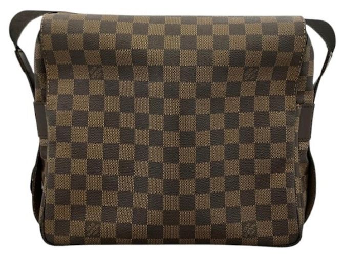 Borsa Louis Vuitton Damier Naviglio Marrone - vista 2