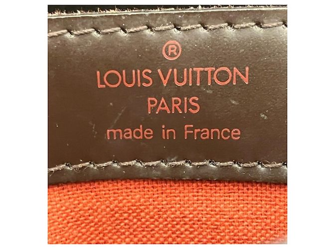 Borsa Louis Vuitton Damier Naviglio Marrone - vista 4