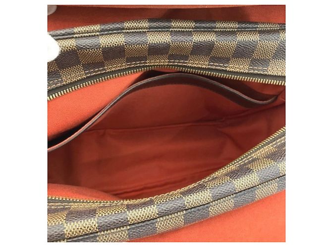 Borsa Louis Vuitton Damier Naviglio Marrone - vista 5