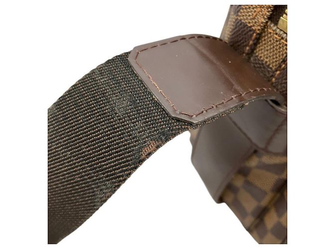 Borsa Louis Vuitton Damier Naviglio Marrone - vista 7