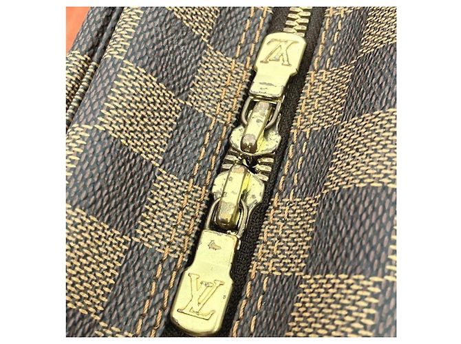 Borsa Louis Vuitton Damier Naviglio Marrone - vista 9