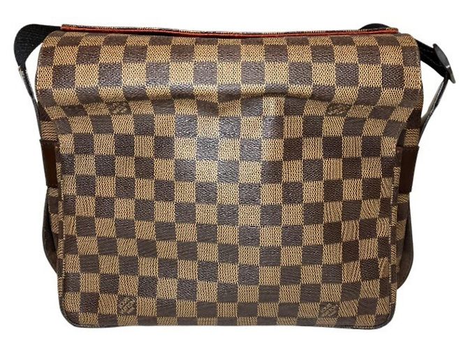 Borsa Louis Vuitton Damier Naviglio Marrone - vista 2