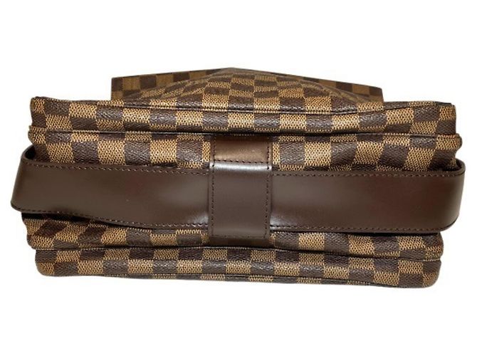 Borsa Louis Vuitton Damier Naviglio Marrone - vista 3