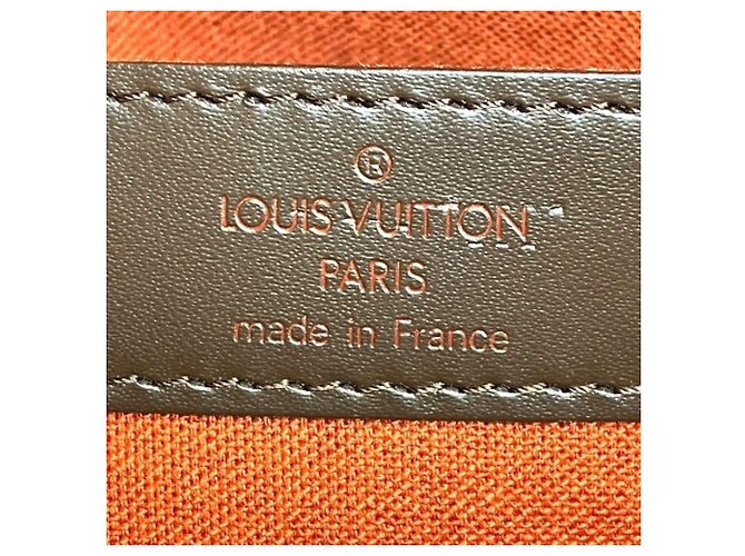 Borsa Louis Vuitton Damier Naviglio Marrone - vista 4