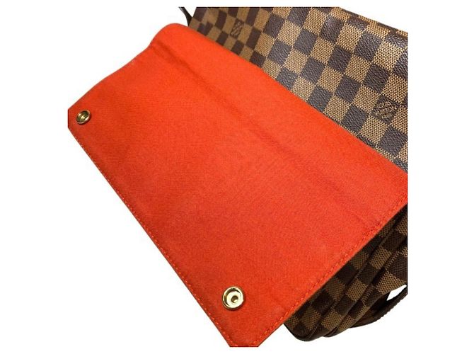 Borsa Louis Vuitton Damier Naviglio Marrone - vista 6