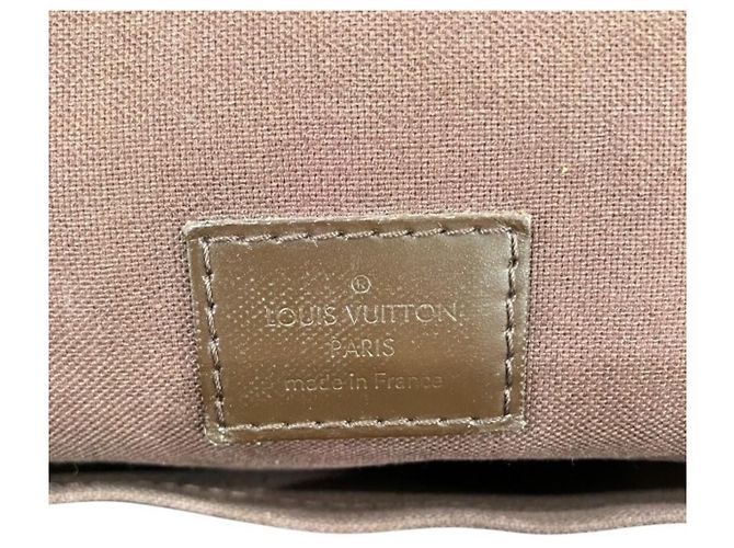 Borsa Louis Vuitton Damier Brooklyn MM N51211 Marrone - vista 4