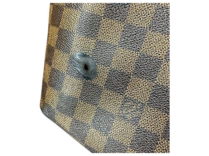 Borsa Louis Vuitton Damier Brooklyn MM Marrone - vista 6