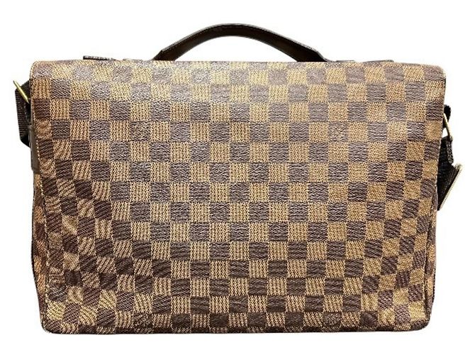 Borsa a mano/Borsa a tracolla Louis Vuitton Damier Broadway N42270 Marrone - vista 2