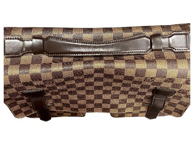 Borsa a mano/Borsa a tracolla Louis Vuitton Damier Broadway N42270 Marrone - vista 9