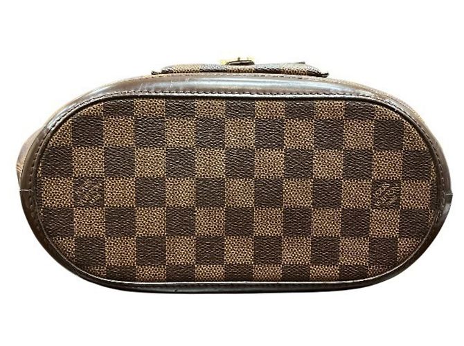 Borsa Tote Louis Vuitton Damier Manosque PM Marrone - vista 3