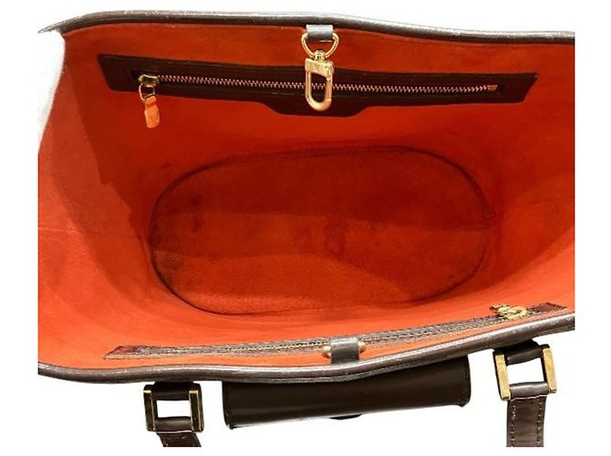 Borsa Tote Louis Vuitton Damier Manosque PM Marrone - vista 5