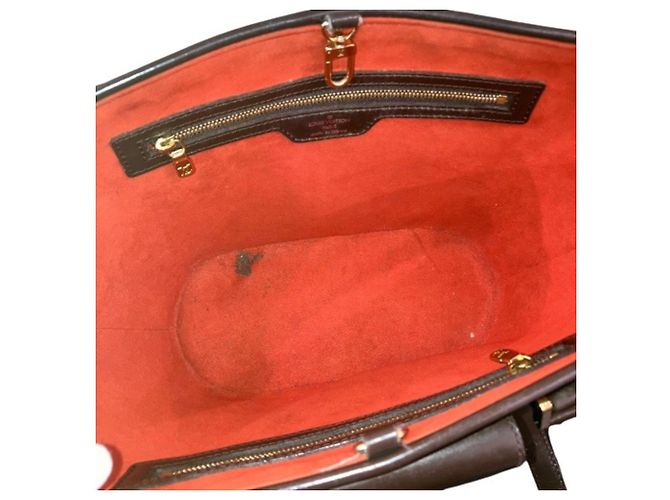 Borsa Louis Vuitton Damier Manosque PM Marrone - vista 5