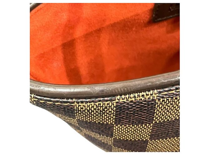Borsa Louis Vuitton Damier Manosque PM Marrone - vista 8