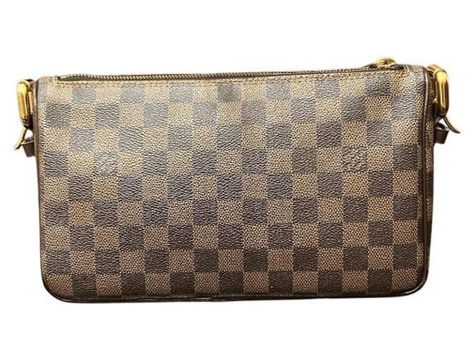 Borsa a tracolla Louis Vuitton Damier Ravello GM Marrone - vista 2