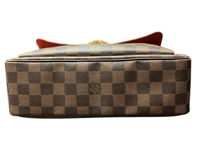 Borsa a tracolla Louis Vuitton Damier Ravello GM Marrone - vista 3