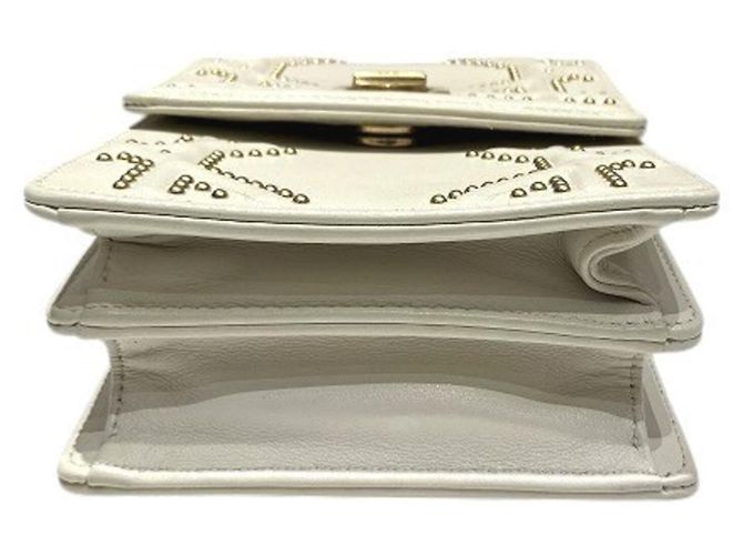 Borsa Christian Dior Diorama Studded Crudo - vista 3