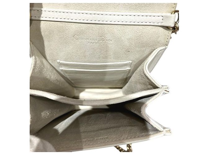 Borsa Christian Dior Diorama Studded Crudo - vista 5