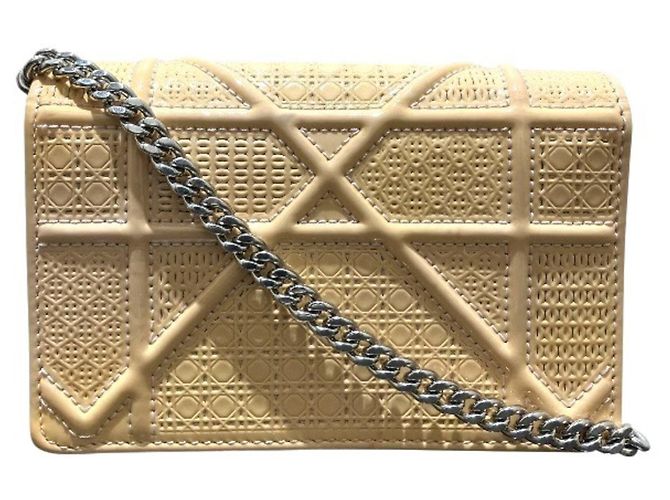 Borsa Christian Dior Diorama Beige - vista 2