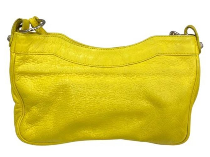 Borsa Balenciaga Giant Hip 237203 Borsa a Spalla Giallo - vista 2