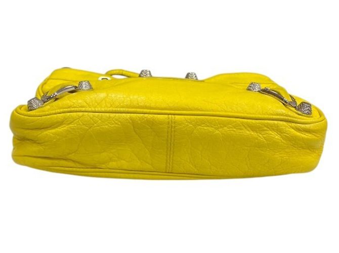 Borsa Balenciaga Giant Hip 237203 Borsa a Spalla Giallo - vista 3