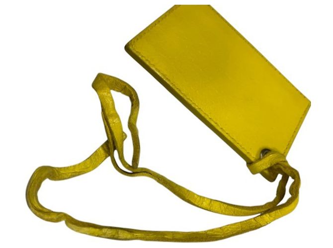 Borsa Balenciaga Giant Hip 237203 Borsa a Spalla Giallo - vista 5