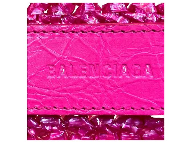 Borsa a mano Balenciaga Le Cagoul Panier Small Rosa - vista 4