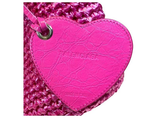 Borsa a mano Balenciaga Le Cagoul Panier Small Rosa - vista 6