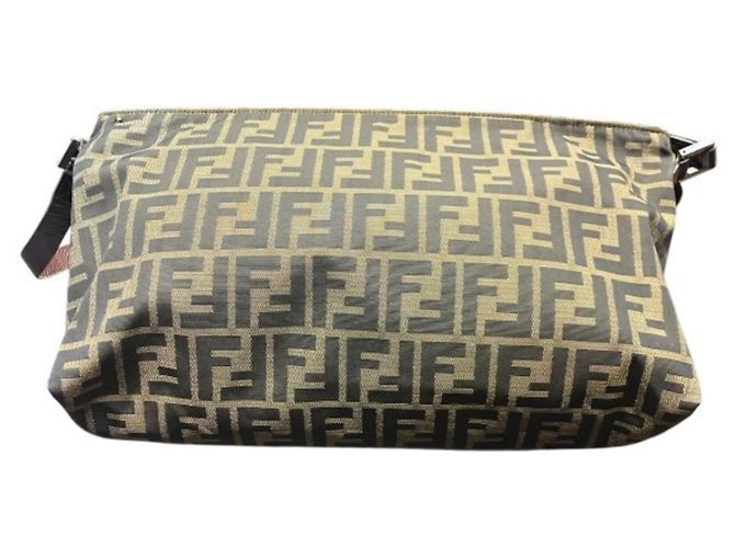 Borsa a secchiello Fendi Zucca Mamma Cachi - vista 2