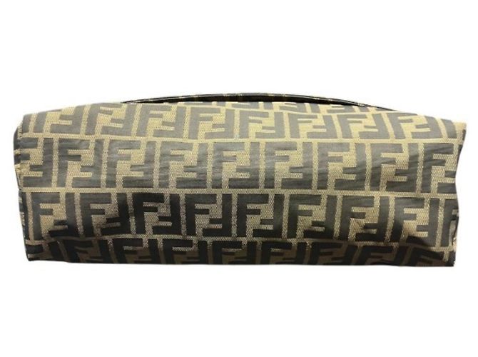 Borsa a secchiello Fendi Zucca Mamma Cachi - vista 3