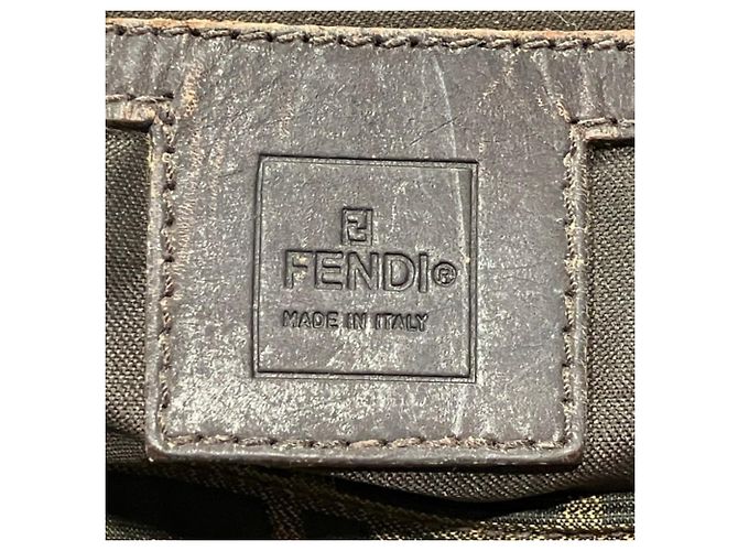 Borsa a secchiello Fendi Zucca Mamma Cachi - vista 4
