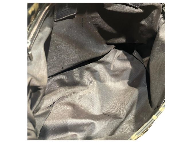 Borsa a secchiello Fendi Zucca Mamma Cachi - vista 7
