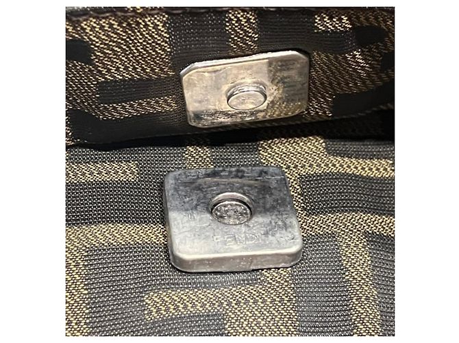 Borsa a secchiello Fendi Zucca Mamma Cachi - vista 9