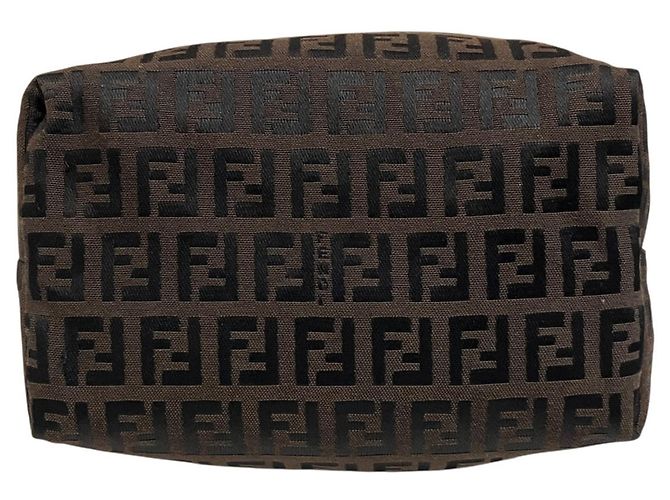 Fendi Handtasche Zucca Muster Braun - Ansicht 3