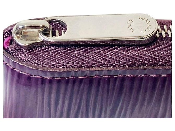 Monedero Louis Vuitton Epi Zippy Morado oscuro - vista 9