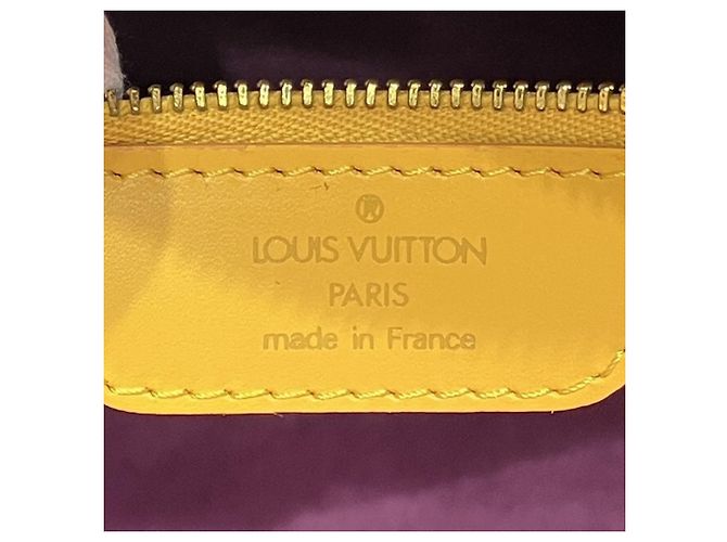 Borsa shopper Louis Vuitton Epi Saint Jacques Giallo - vista 4